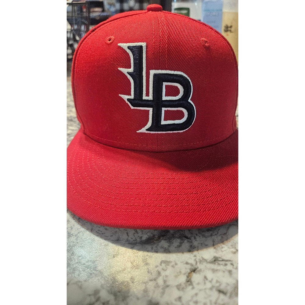 NWOT Era 59FIFTY Long Beach State Dirtbags Fitted Hat Red Mens Cap NCAA 6 3/4